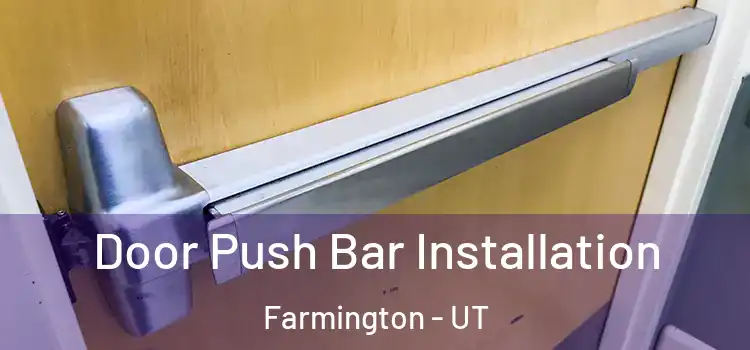 Door Push Bar Installation Farmington - UT